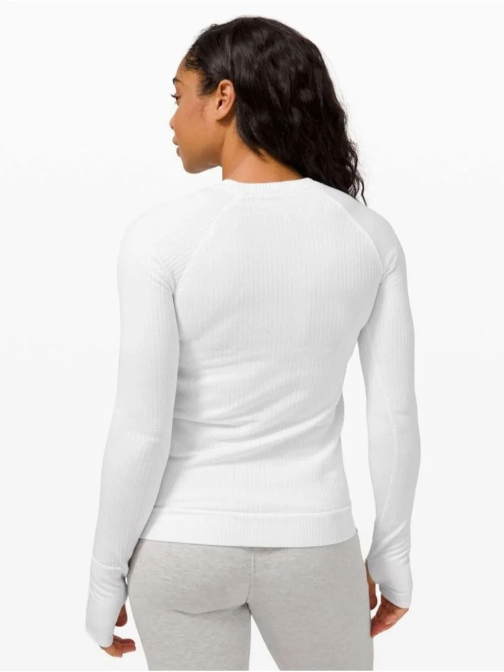 Lululemon Rest Less Pullover Bubble Dot White